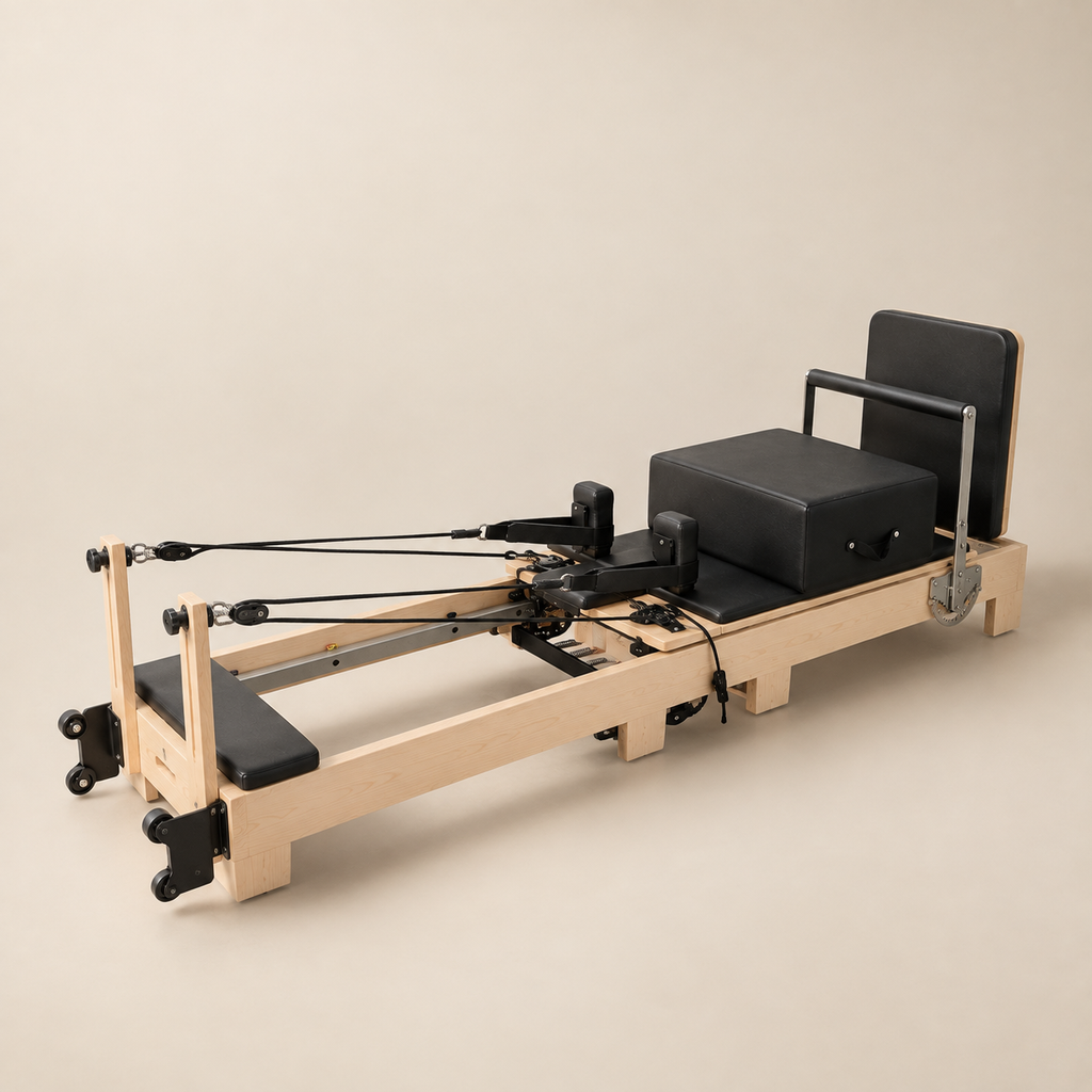 Movalia Sylva — Reformer Pilates pliable en bois d'érable