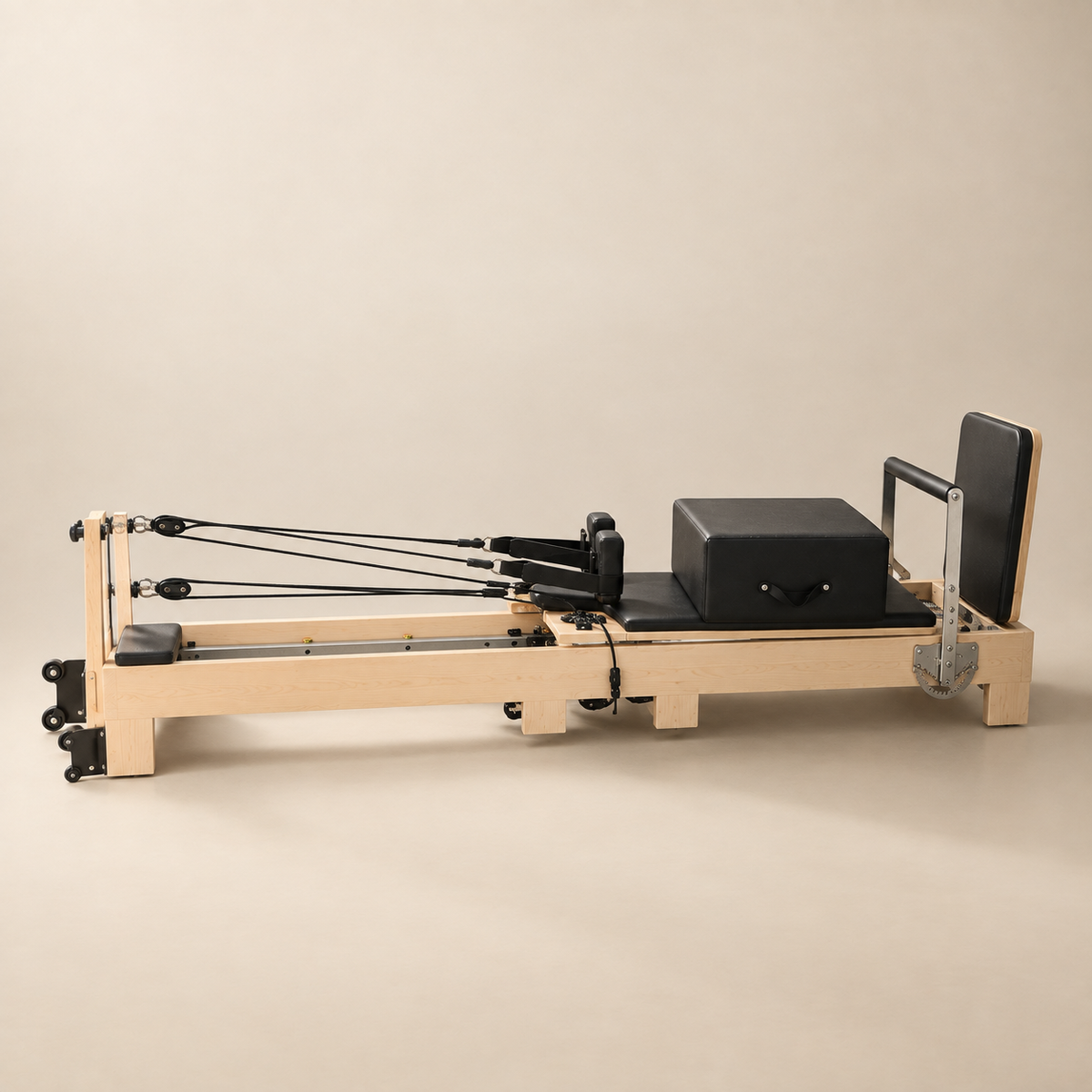 Movalia Sylva — Reformer Pilates pliable en bois d'érable